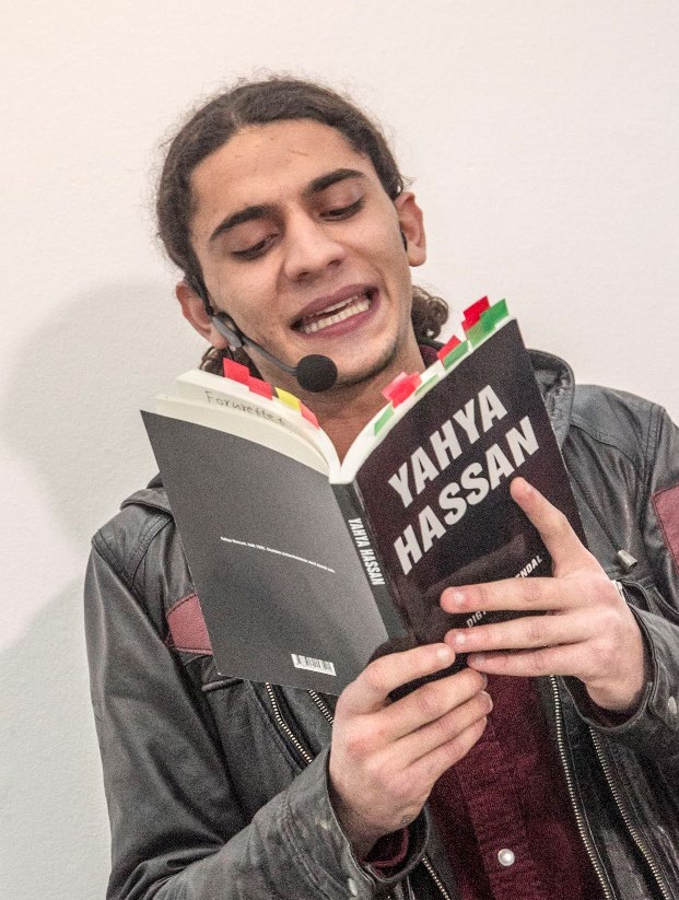 Yahya Hassan reading from his book