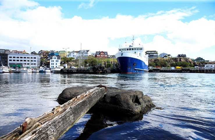 Færøernes hovedstad og største by Torshavn. Foto: Ritzau Scanpix.