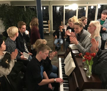 Rødding Højskole i Sønderjylland. Foto: Rødding Højskole.