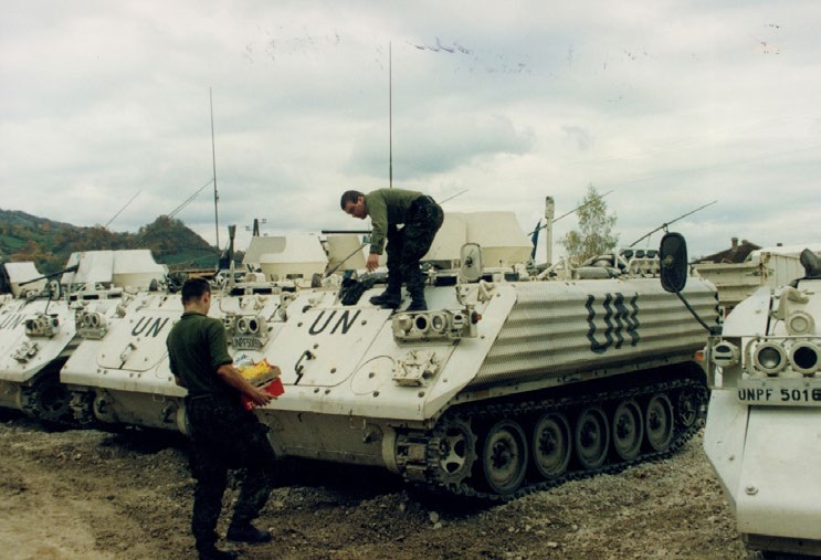 Danske FN-styrker i Bosnien