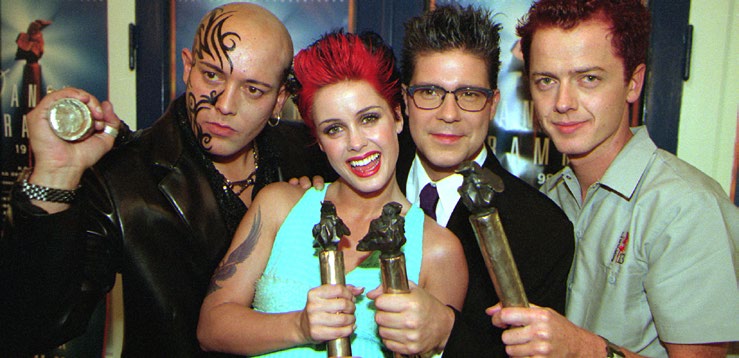Musikgruppen Aqua i 1998
