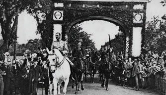 Christian 10. rider over grænsen i 1920.