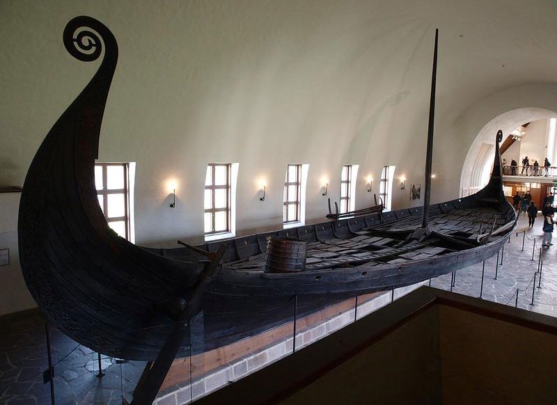 Vikingeskib fra 800-tallet