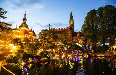 Tivoli København en sommeraften. Foto: Helena Lundqvist/ Ritzau Scanpix.