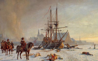 Maleri af den svenske belejring af København i 1658-60.